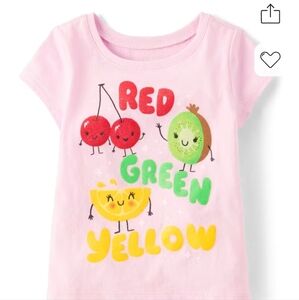 Girls 2T The Childrens Place T-Shirt New With Tags! Pink and Cute!